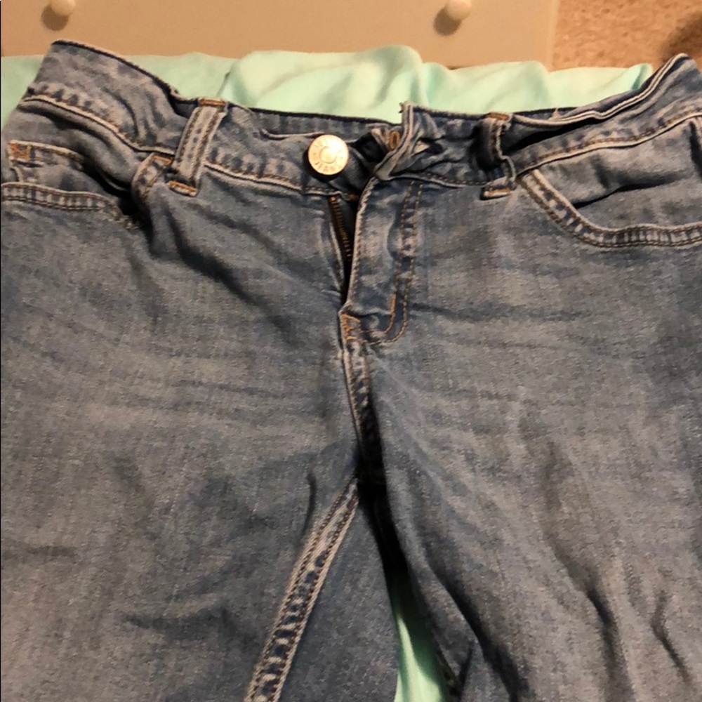 mid rise super skinny jeans